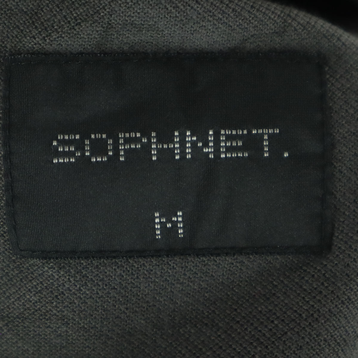 美品 SOPHNET. ソフネット 迷彩柄 長袖 テーラードジャケット M ダークグレー メンズ