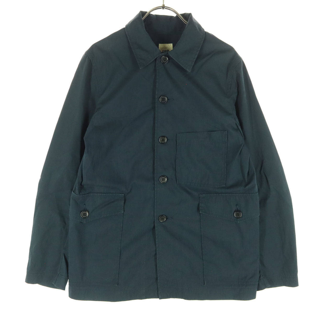 FOB FACTORY エフオービーファクトリー 日本製 長袖 ボタンアップ ジャケット 1 ネイビー系 メンズ