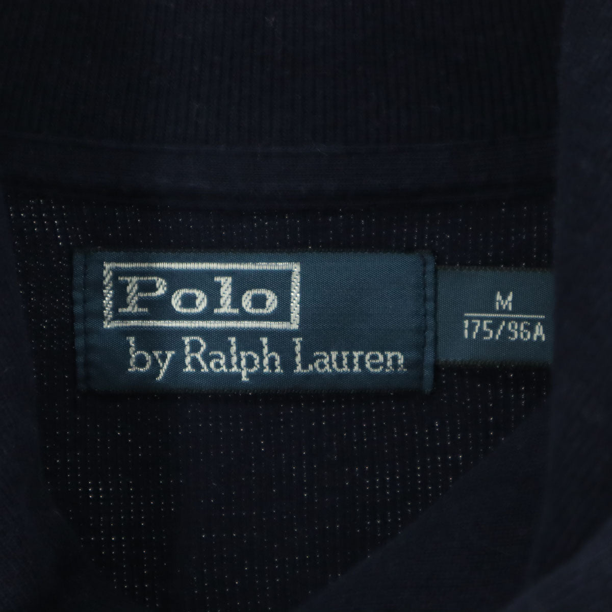 Polo by Ralph Lauren ポロバイラルフローレン コットン ロゴ刺繍 長袖 ショールカラー コットン ニット M ネイビー メンズ