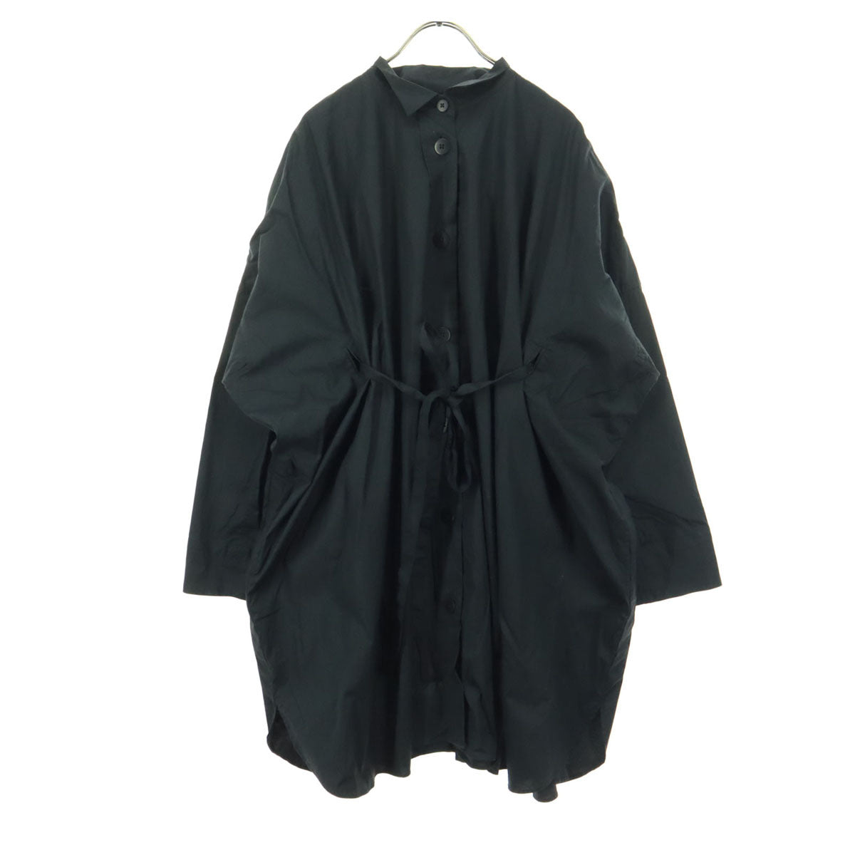 UNIQLO +J ユニクロ プラスジェイ 長袖 シャツジャケット M ブラック レディース