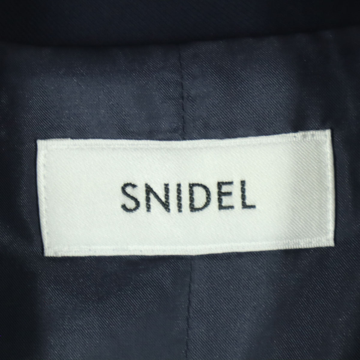 SNIDEL スナイデル 長袖 ダブルブレスト チェスターコート 0 ネイビー SWFC224006 レディース