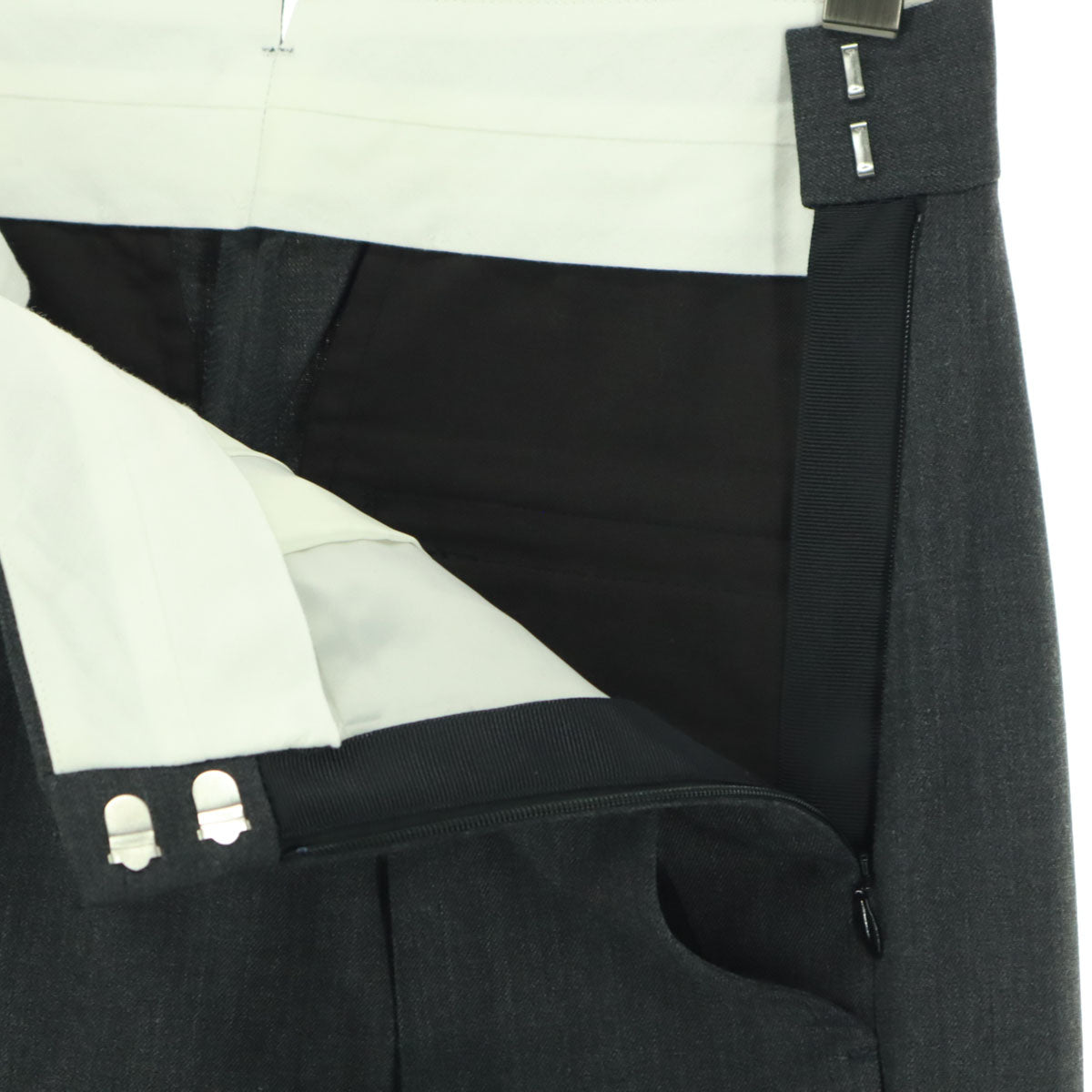 美品 COCUCA コキュカ ワイドパンツ 1 グレー レディース