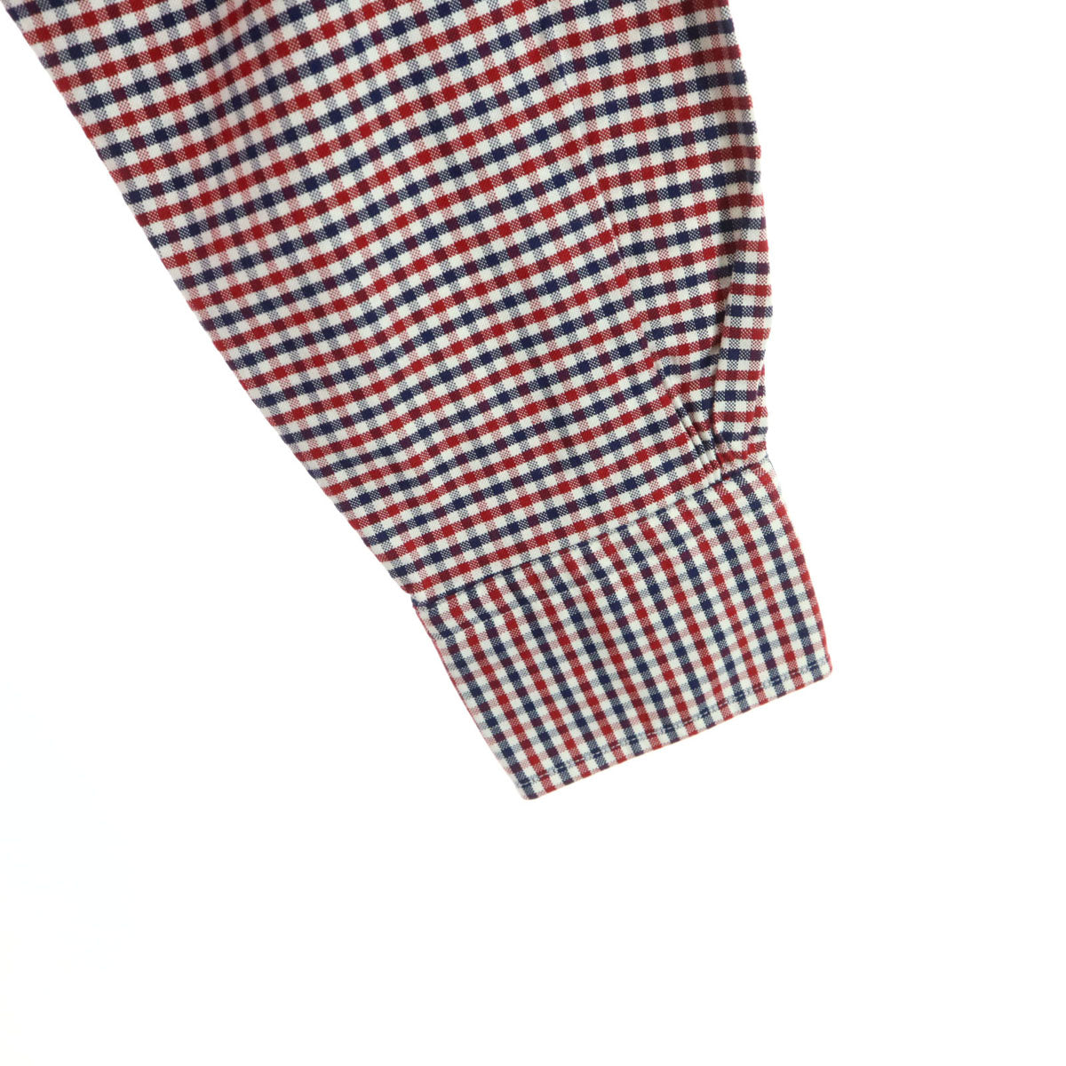 Brooks Brothers BLACK FLEECE ブルックスブラザーズ ブラックフリース USA製 コットン チェック柄 マルチカラー 長袖 ボタンダウンシャツ BB1 レッド系 メンズ