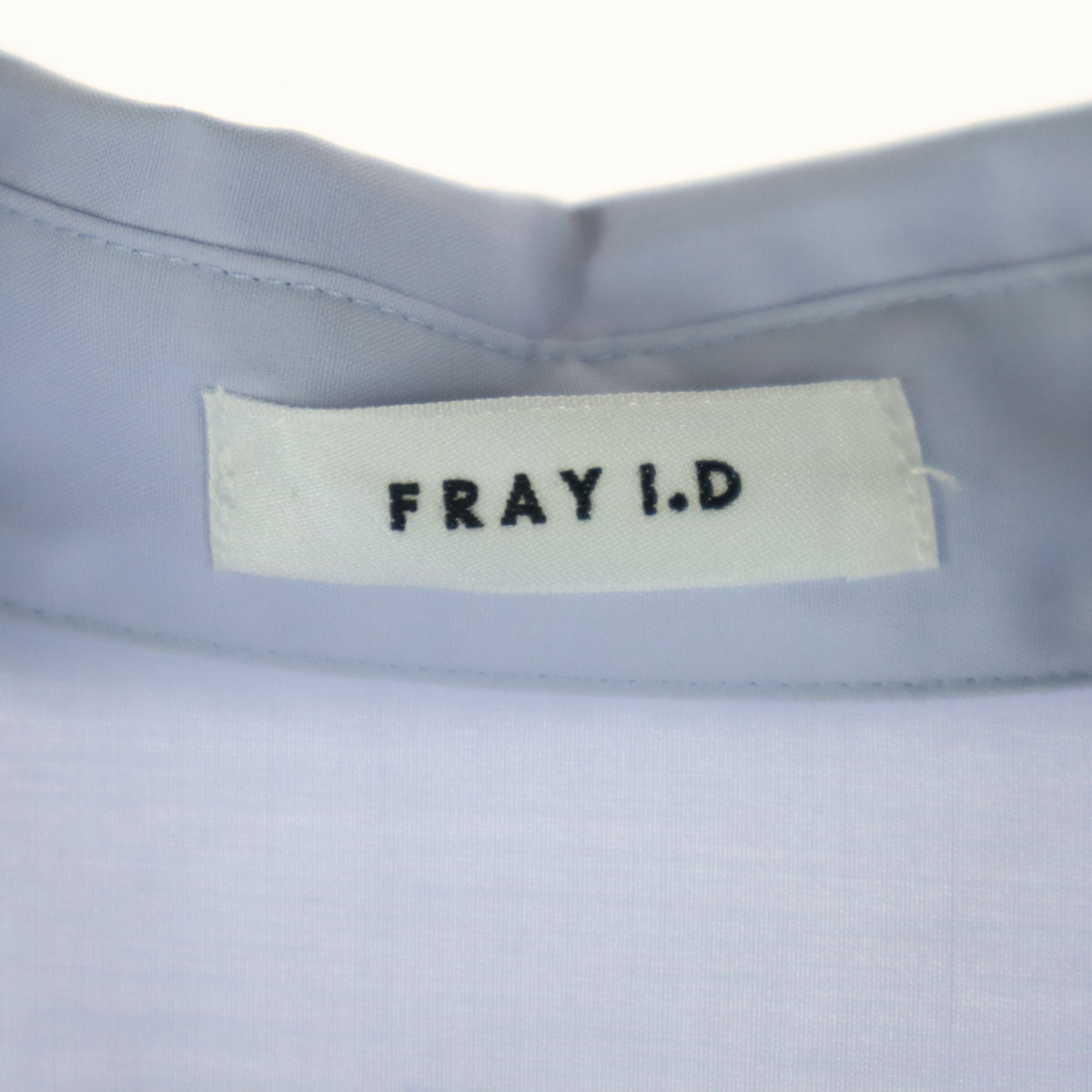 FRAY I.D フレイアイディー 長袖 デザインスリーブビッグ シャツ F ライトブルー FWFB242072 レディース