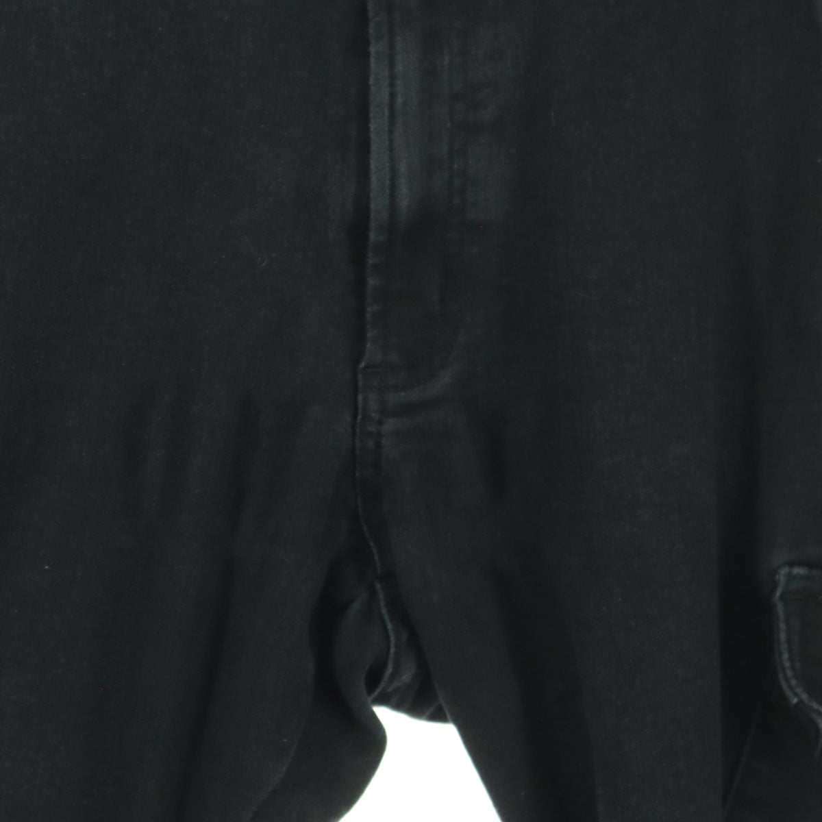 Danke Schon ダンケシェーン 裾ジップ スリム ストレッチパンツ M ブラック レディース