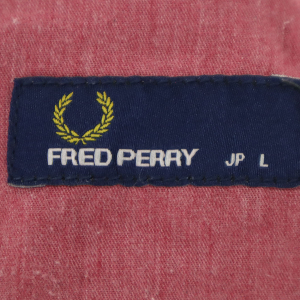 FRED PERRY フレッドペリー ロングパンツ L レッド メンズ