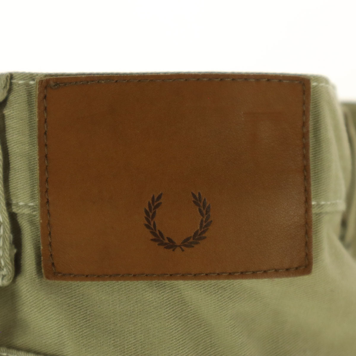 FRED PERRY フレッドペリー 日本製 ロングパンツ L ベージュ メンズ