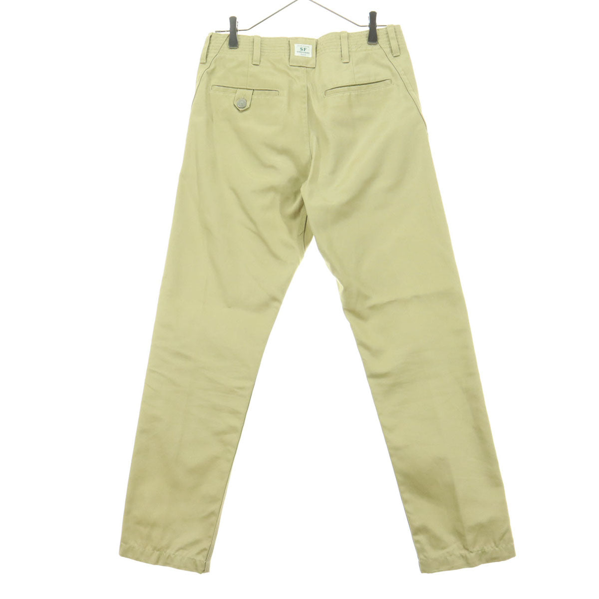 SASAFRAS ササフラス ストレートパンツ S ベージュ系 メンズ