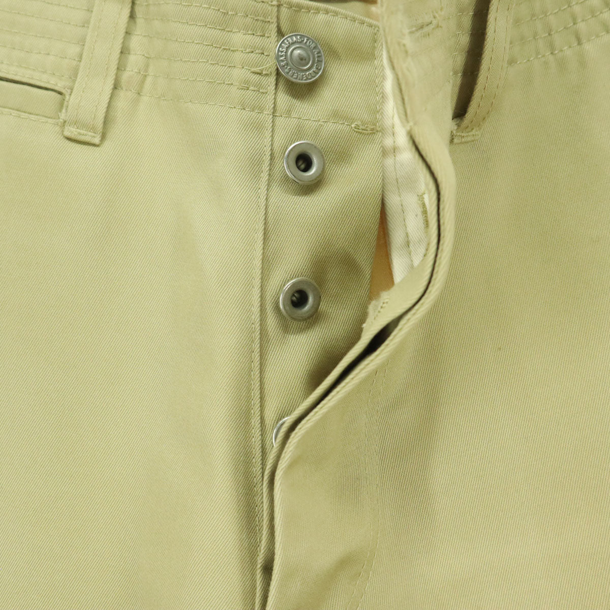 SASAFRAS ササフラス ストレートパンツ S ベージュ系 メンズ