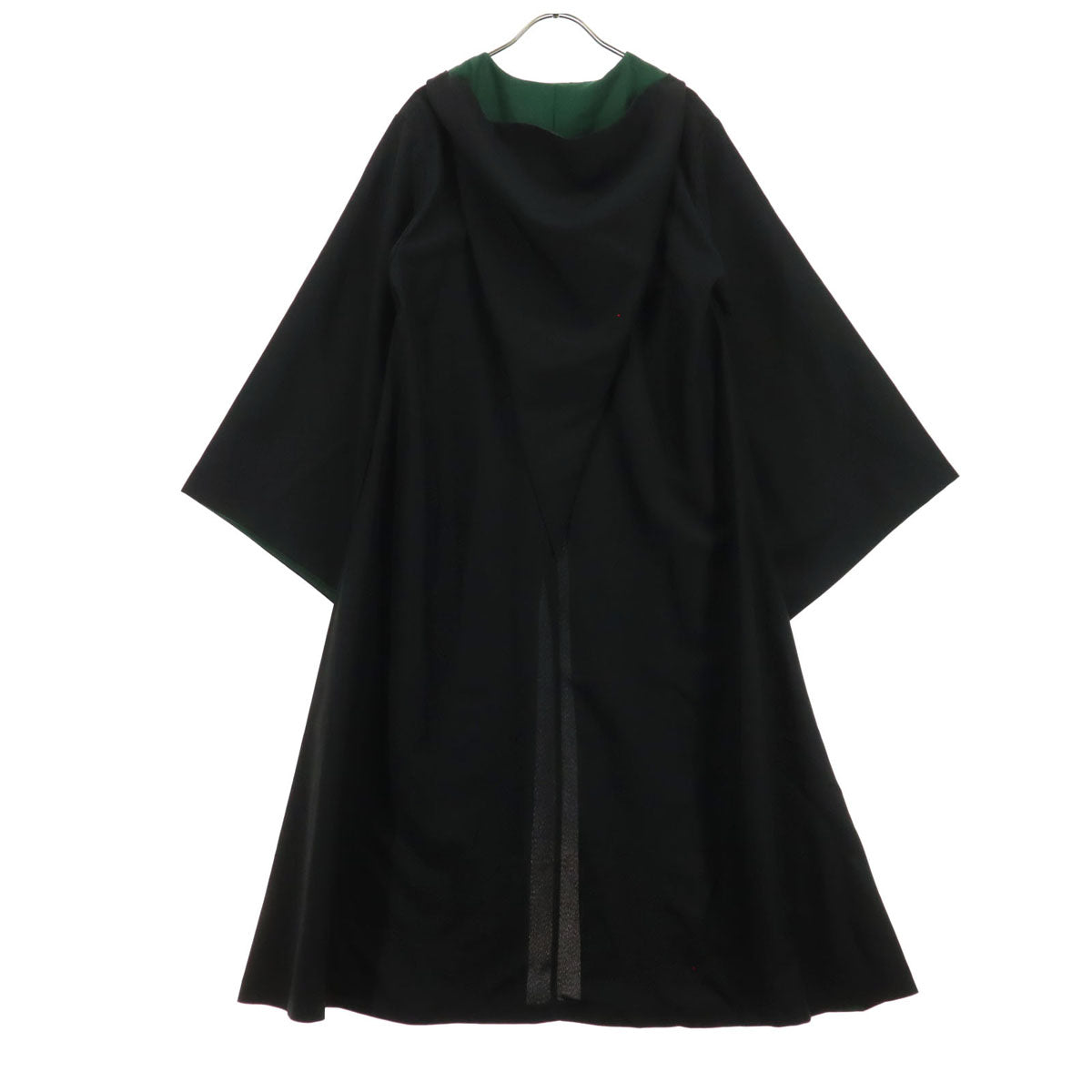 美品 HarryPotter ハリポッター ワッペン 長袖 ホグワーツ スリザリン ローブ コート M ブラック メンズ