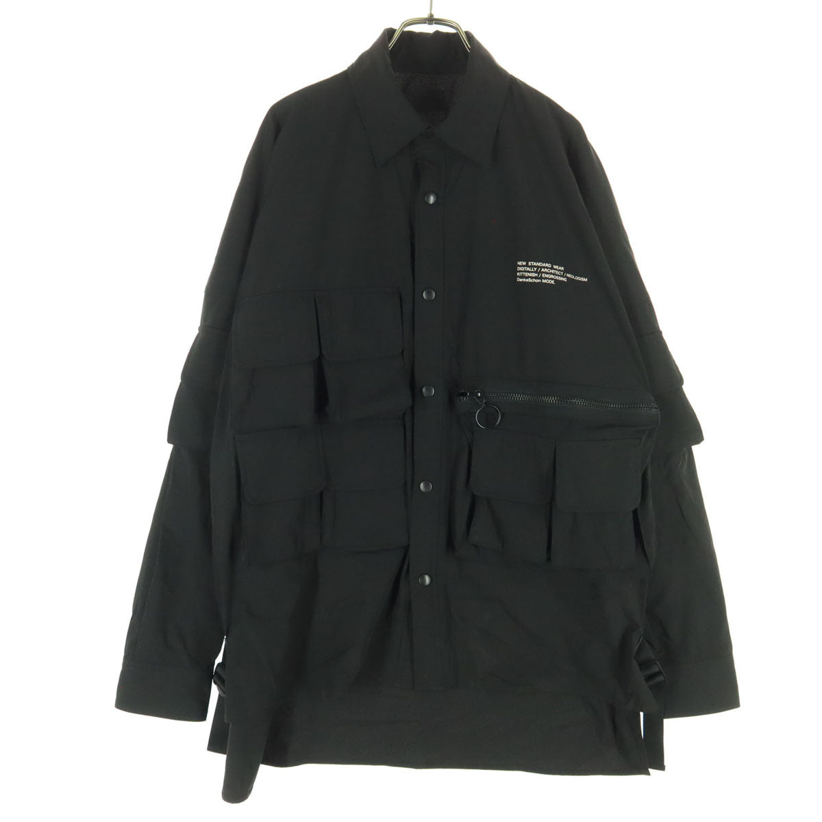 美品 Danke Schon ダンケシェーン 長袖 ブルゾン F ブラック メンズ
