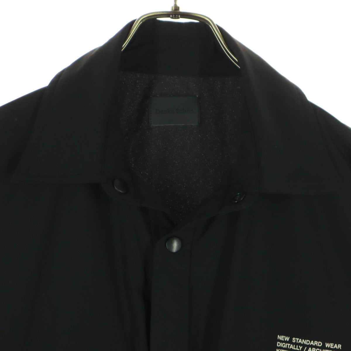 美品 Danke Schon ダンケシェーン 長袖 ブルゾン F ブラック メンズ
