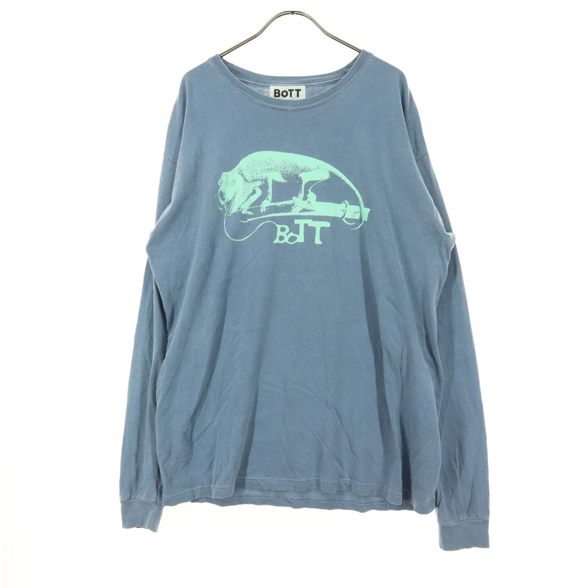 BOTTO ボット 長袖 カットソー L ブルー系 メンズ