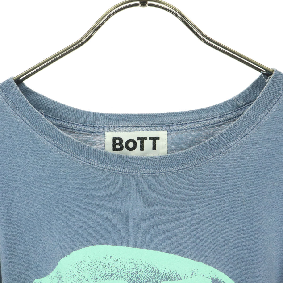BOTTO ボット 長袖 カットソー L ブルー系 メンズ