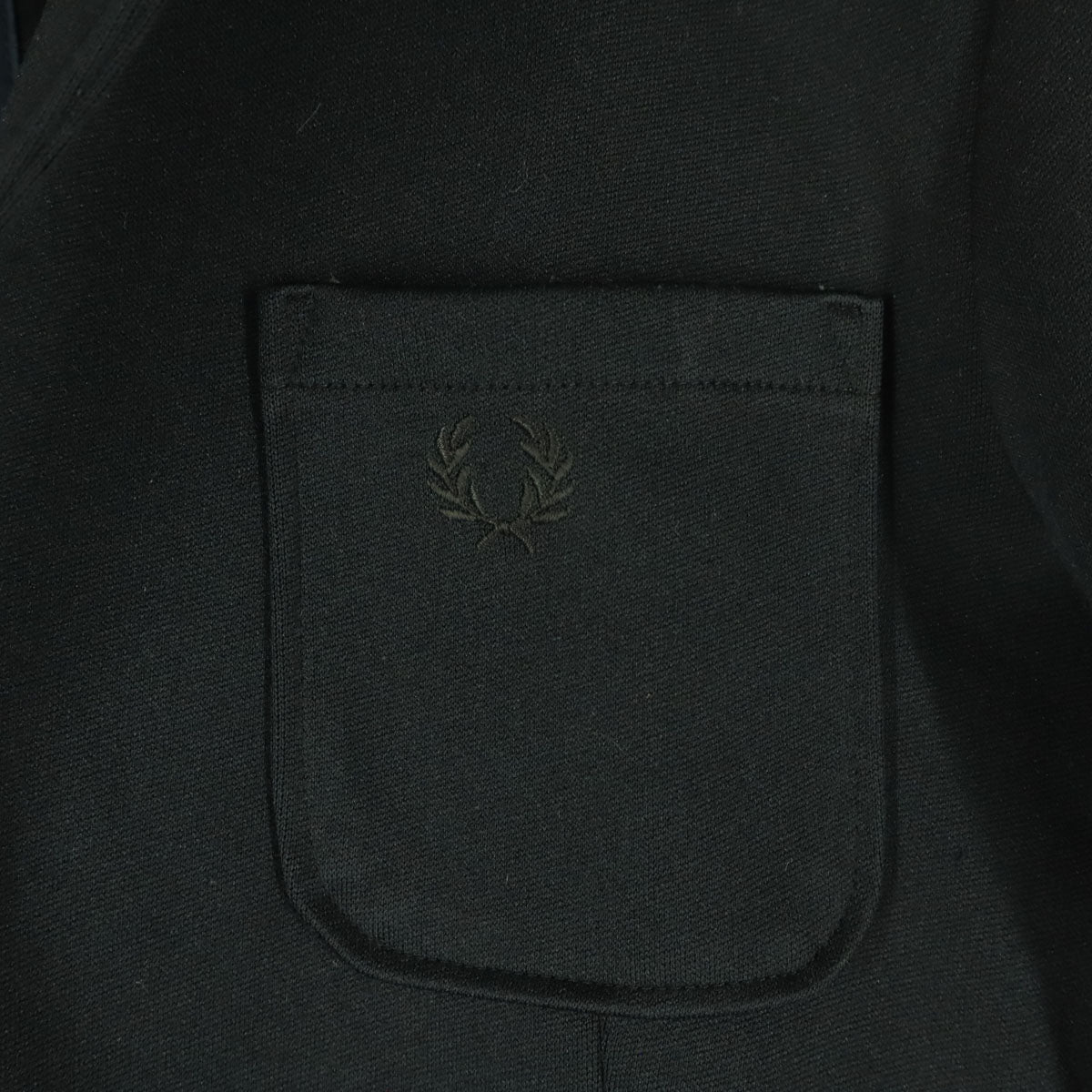 FRED PERRY フレッドペリー ワンポイントロゴ 長袖 テーラードジャケット XS ブラック メンズ
