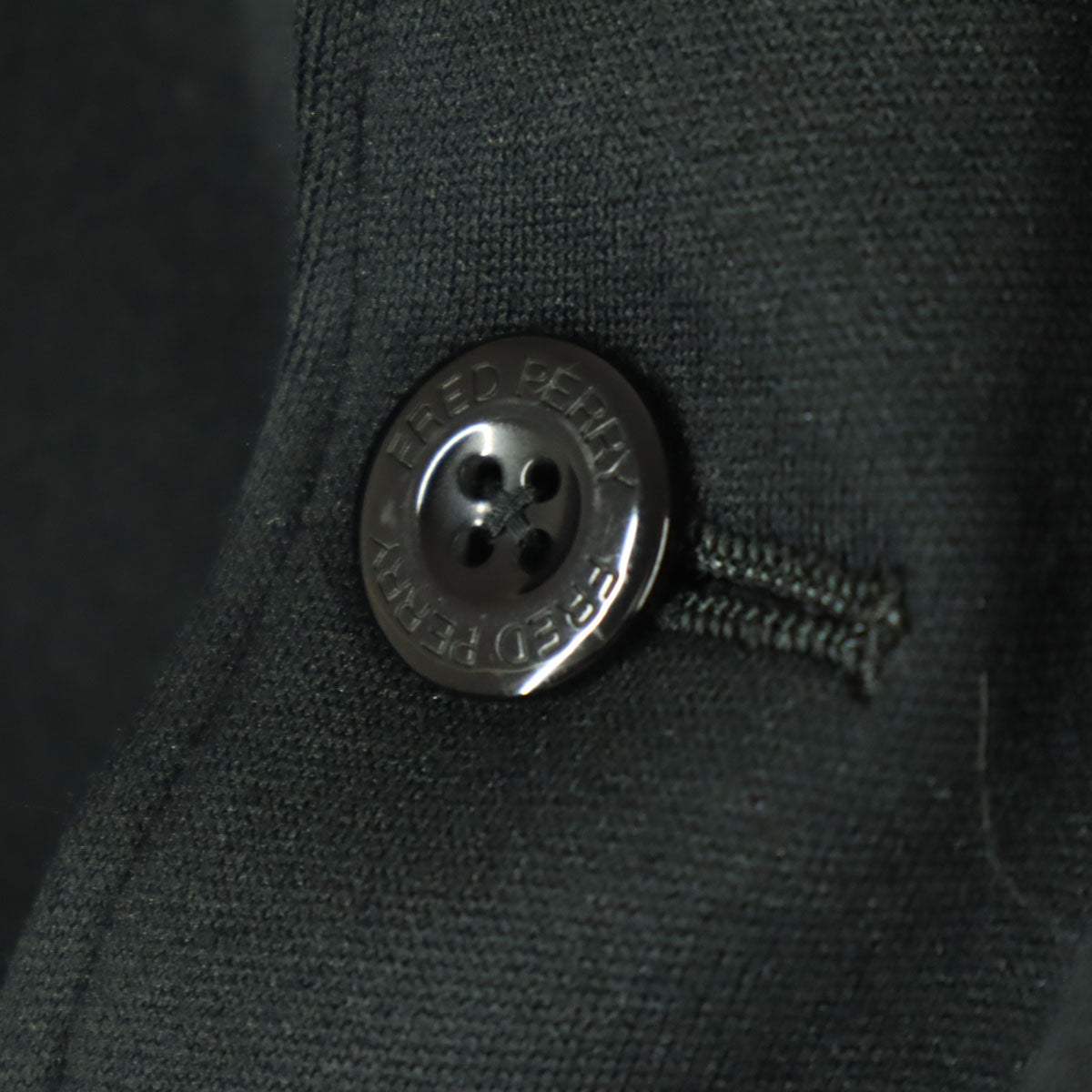 FRED PERRY フレッドペリー ワンポイントロゴ 長袖 テーラードジャケット XS ブラック メンズ