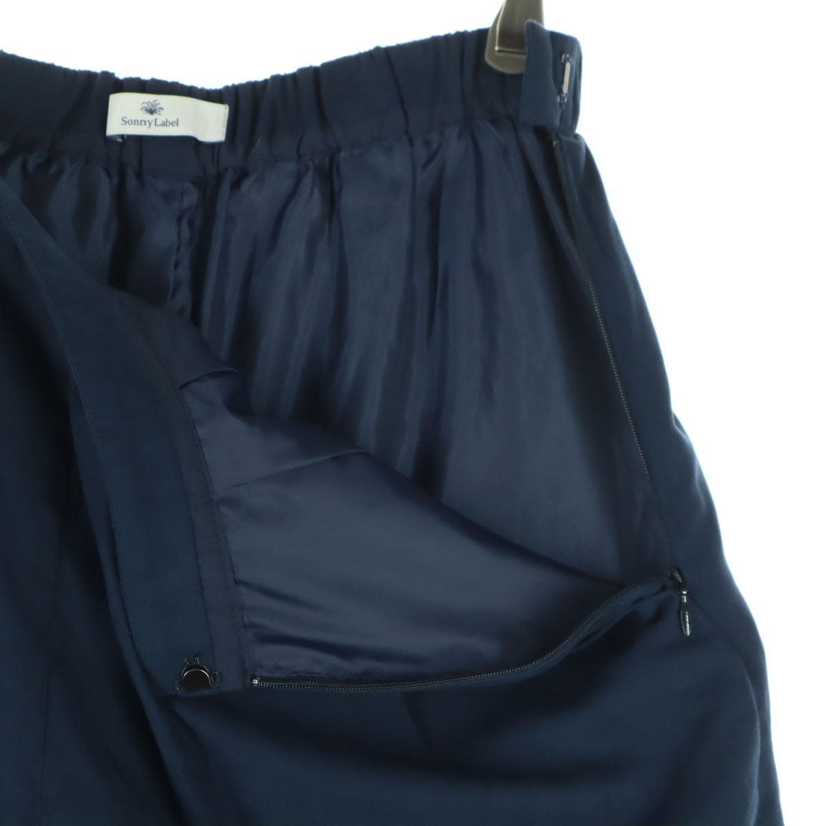 美品 Sonny Label サニーレーベル 七分丈 ワイドパンツ F ブルー系 レディース
