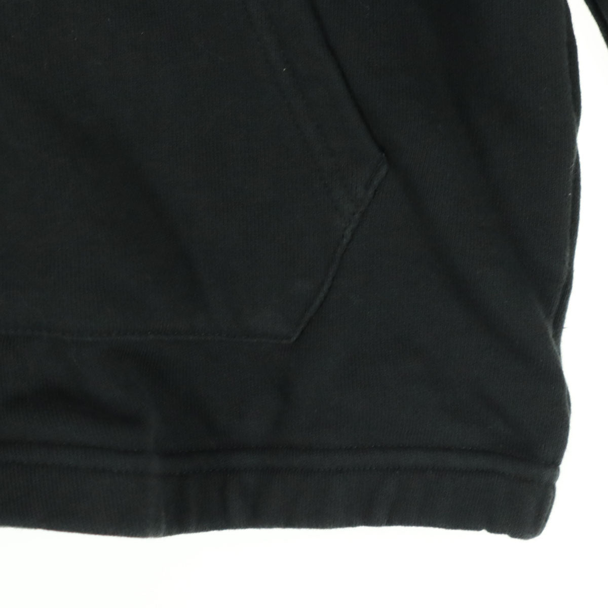 adidas アディダス ワンポイントロゴ 長袖 ジップパーカー M ブラック レディース