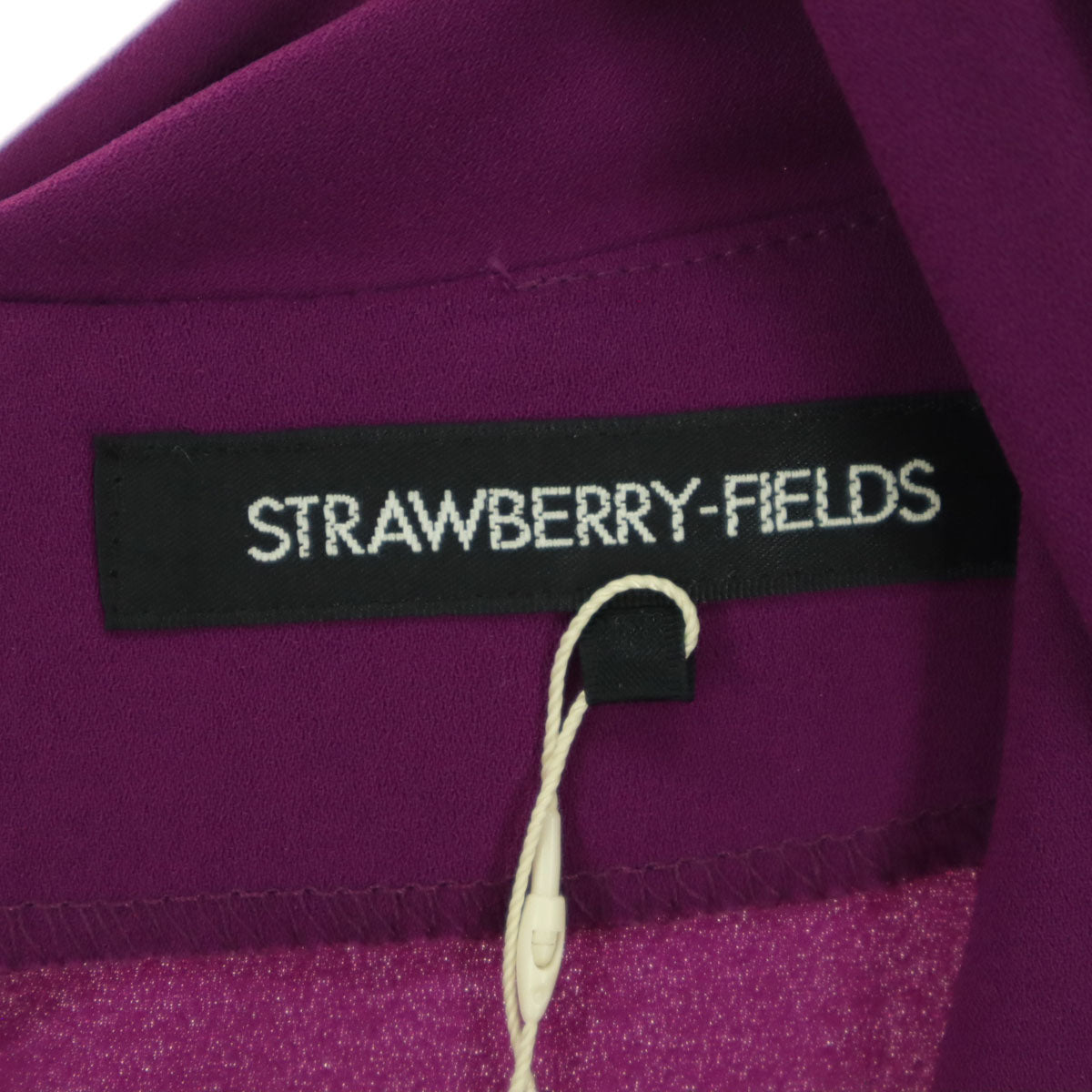 未使用 STRAWBERRYFIELDS ストロベリーフィールズ 長袖 ロングワンピース 2 パープル系 レディース