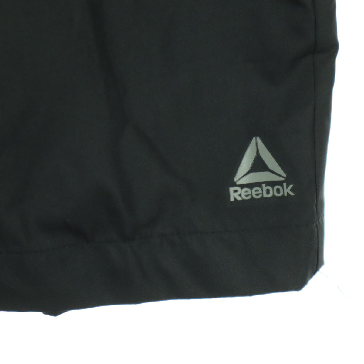 Reebok リーボック ワンポイントロゴ ロゴプリント 長袖 ロング ジップジャケット M ブラック メンズ
