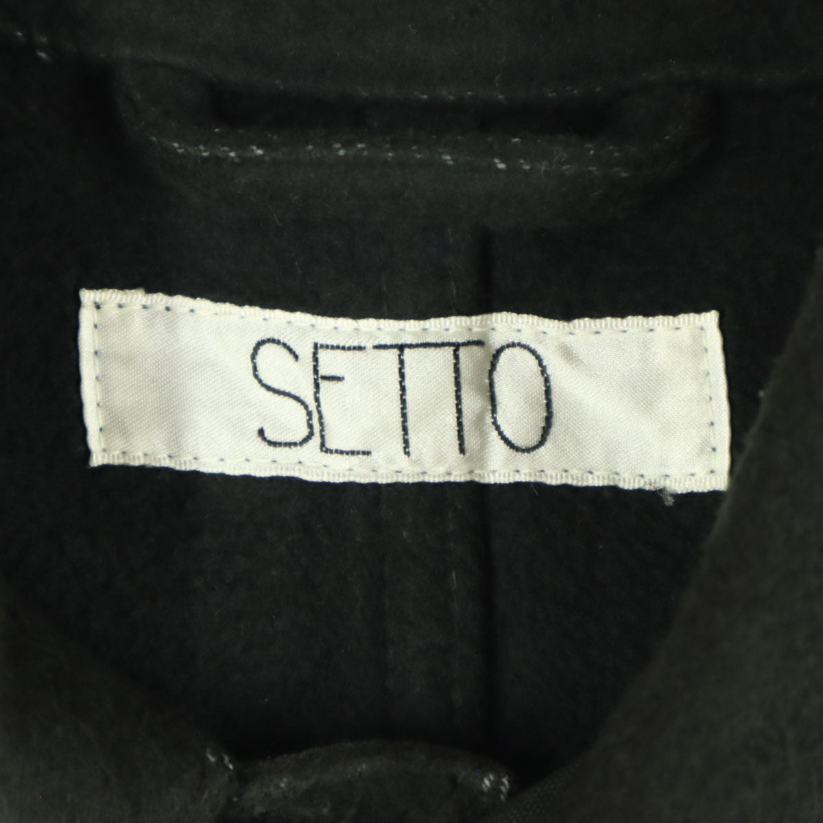 美品 SETT セット 日本製 長袖 カバーオール L ブラック メンズ