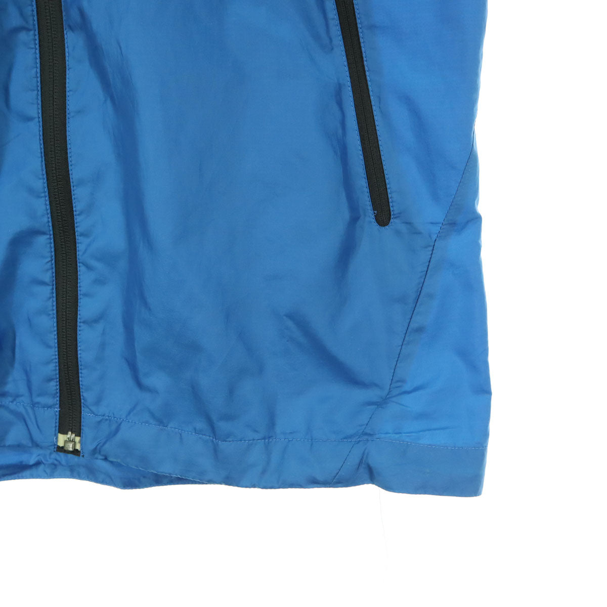 MARMOT マーモット バイカラー 長袖 ナイロンジャケット M ブルー系 フーディー ブラック メンズ