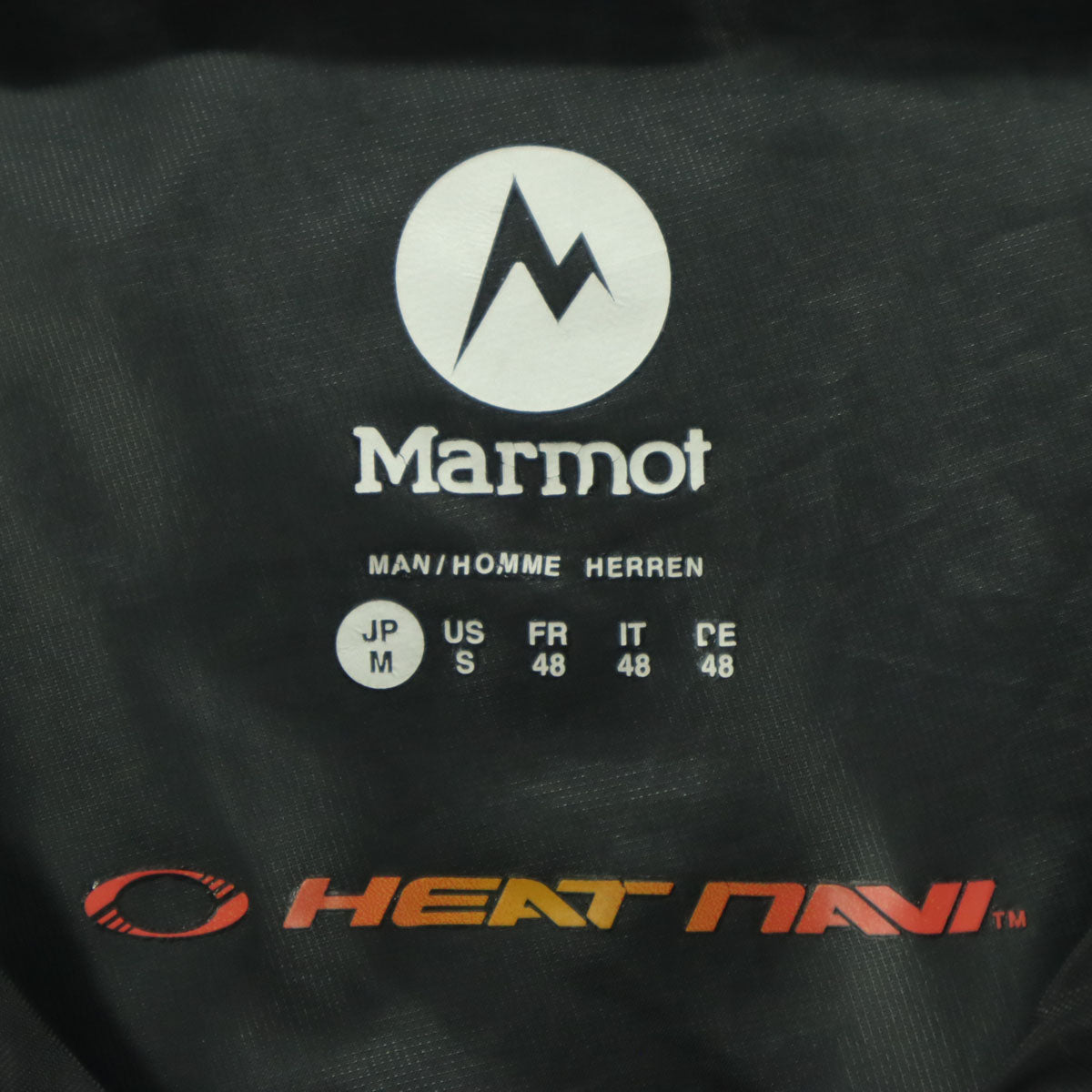 MARMOT マーモット バイカラー 長袖 ナイロンジャケット M ブルー系 フーディー ブラック メンズ