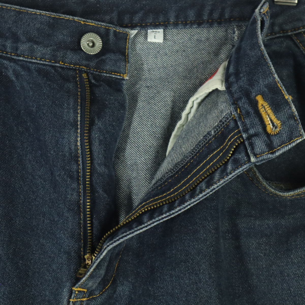 美品 rehacer レアセル デニムパンツ L ブルー系 メンズ