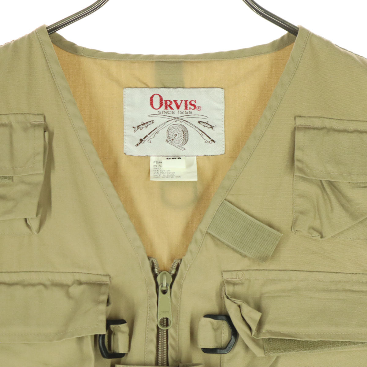 ORVIS オービス フィッシング ベスト XXS ライトブラウン メンズ