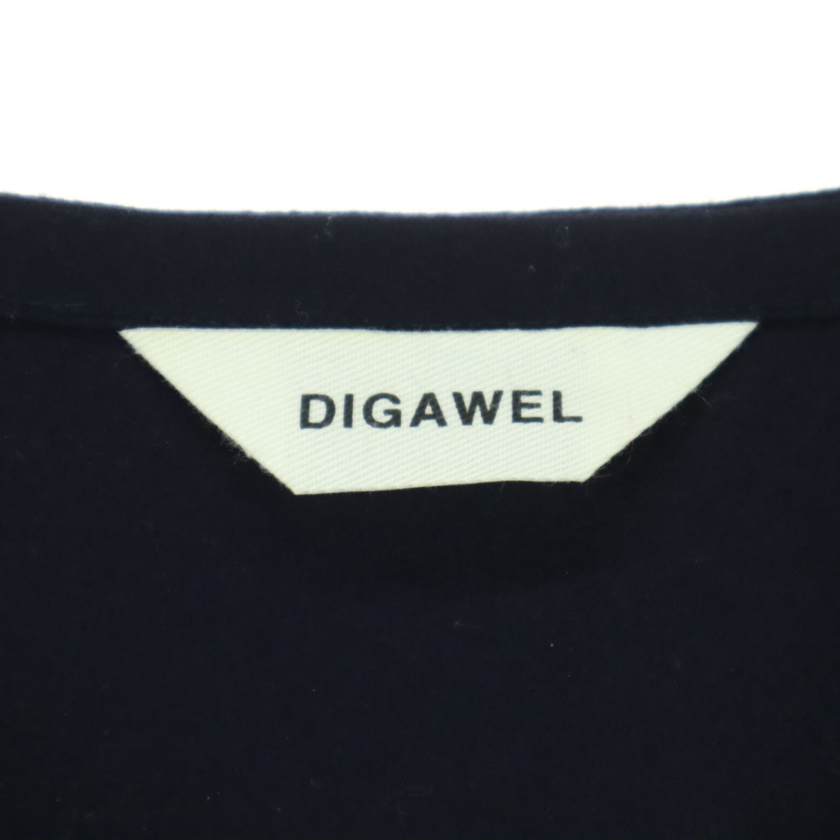 DIGAWEL ディガウェル 日本製 ストライプ柄 長袖 カットソー 1 ライトブルー レディース