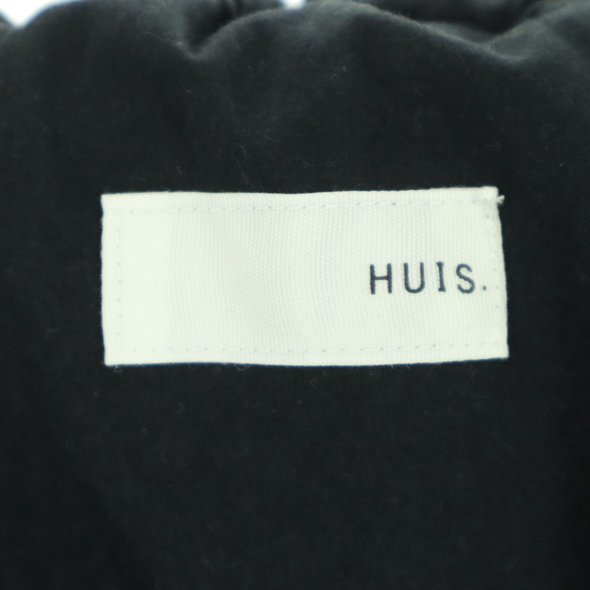 HUIS. ハウス 日本製 テーパードパンツ F ブラック メンズ
