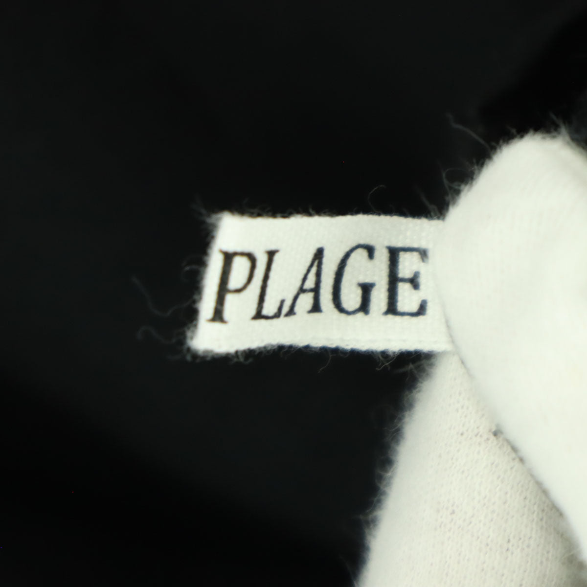 美品 R'IAM-PLAGE リアムプラージュ 日本製 リネン混 オーバーサイズ ダブルブレスト 裏地無 テーラードジャケット 36 ブラック レディース