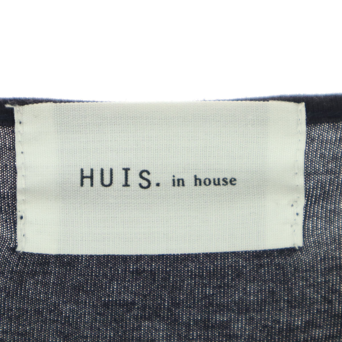 HUIS. in house ハウスインハウス 長袖 ロングワンピース F ネイビー系 レディース