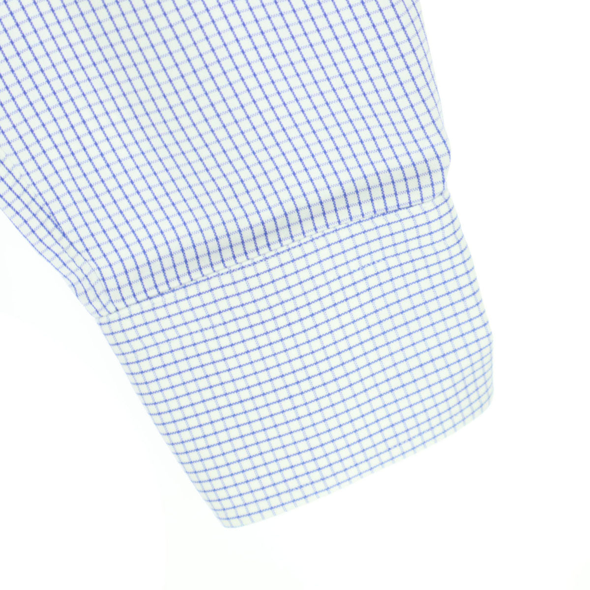 美品 Maker's Shirt KAMAKURA メーカーズシャツカマクラ 日本製 格子柄 長袖 ボタンダウンシャツ 15-32 1/3 ブルー メンズ