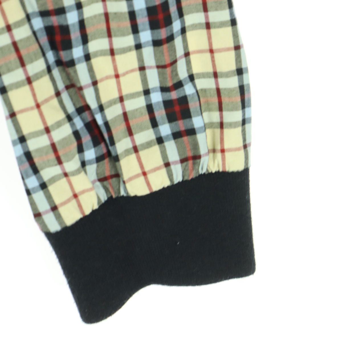 FRED PERRY フレッドペリー チェック柄 長袖 ジップパーカー M ベージュ メンズ