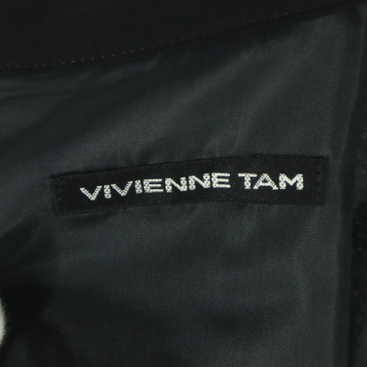 VIVIENNE TAM ヴィヴィアンタム 日本製 花柄 バイカラー 長袖 ロングワンピース 38 アイボリー系 レディース