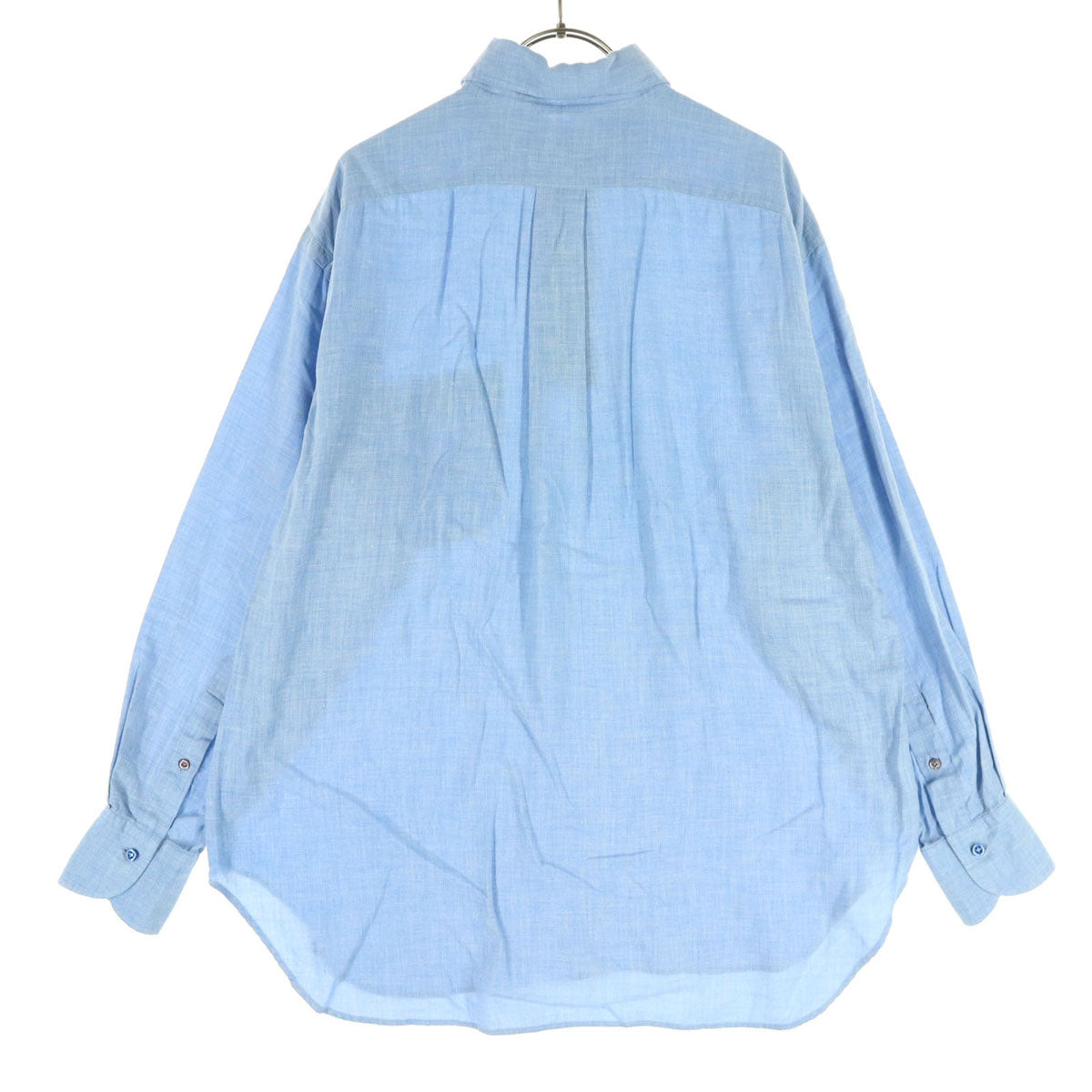 GUY ROVER ギローバー ユナイテッドアローズコラボ 長袖 リネンシャツ M ブルー系 メンズ