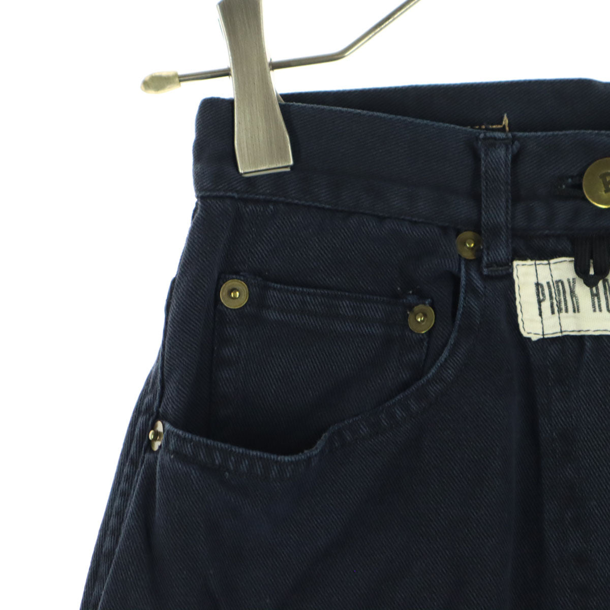 PINK HOUSE ピンクハウス 日本製 ミディスカート ネイビー レディース