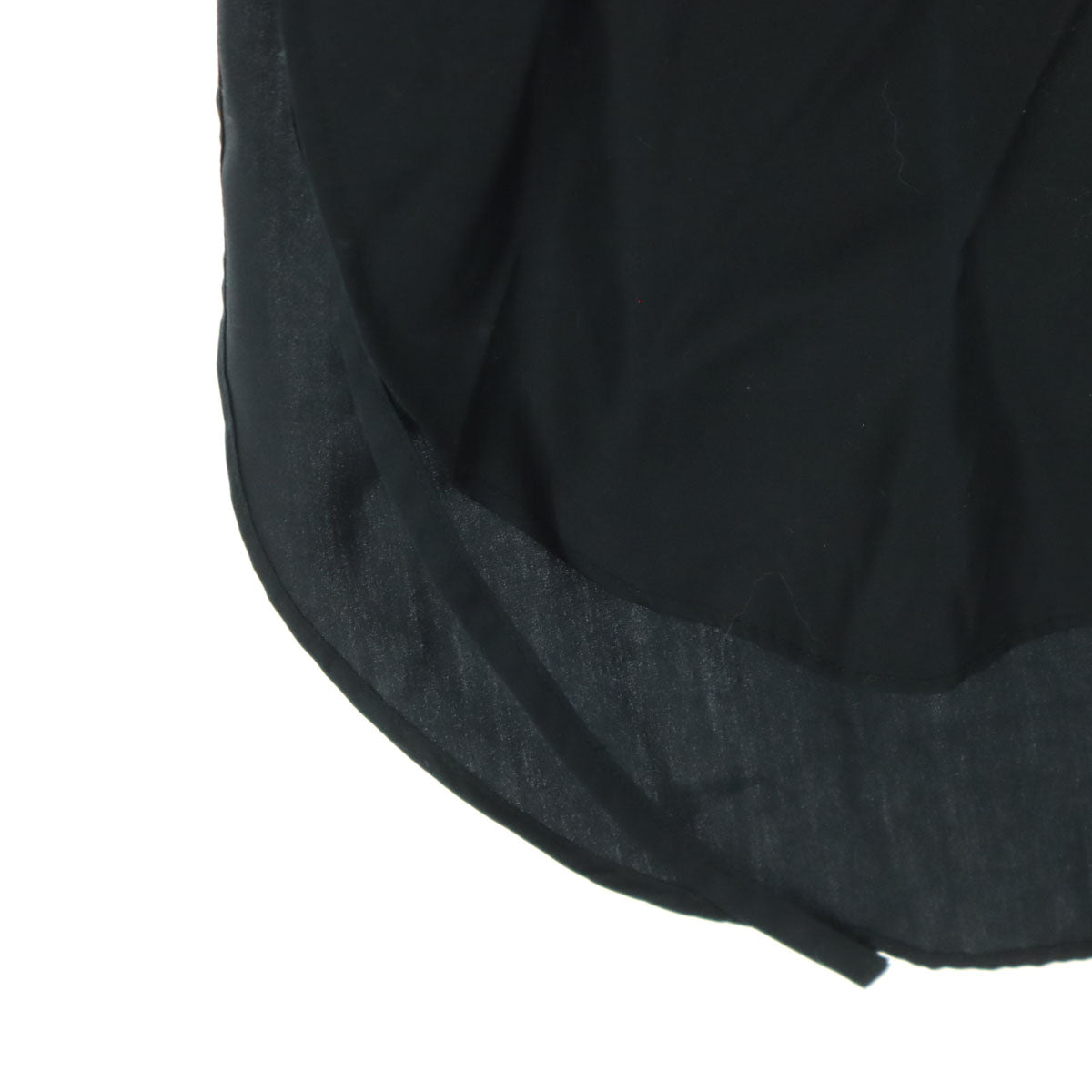 美品 toironier トワロニエ 長袖 コットンシャツ F ブラック メンズ
