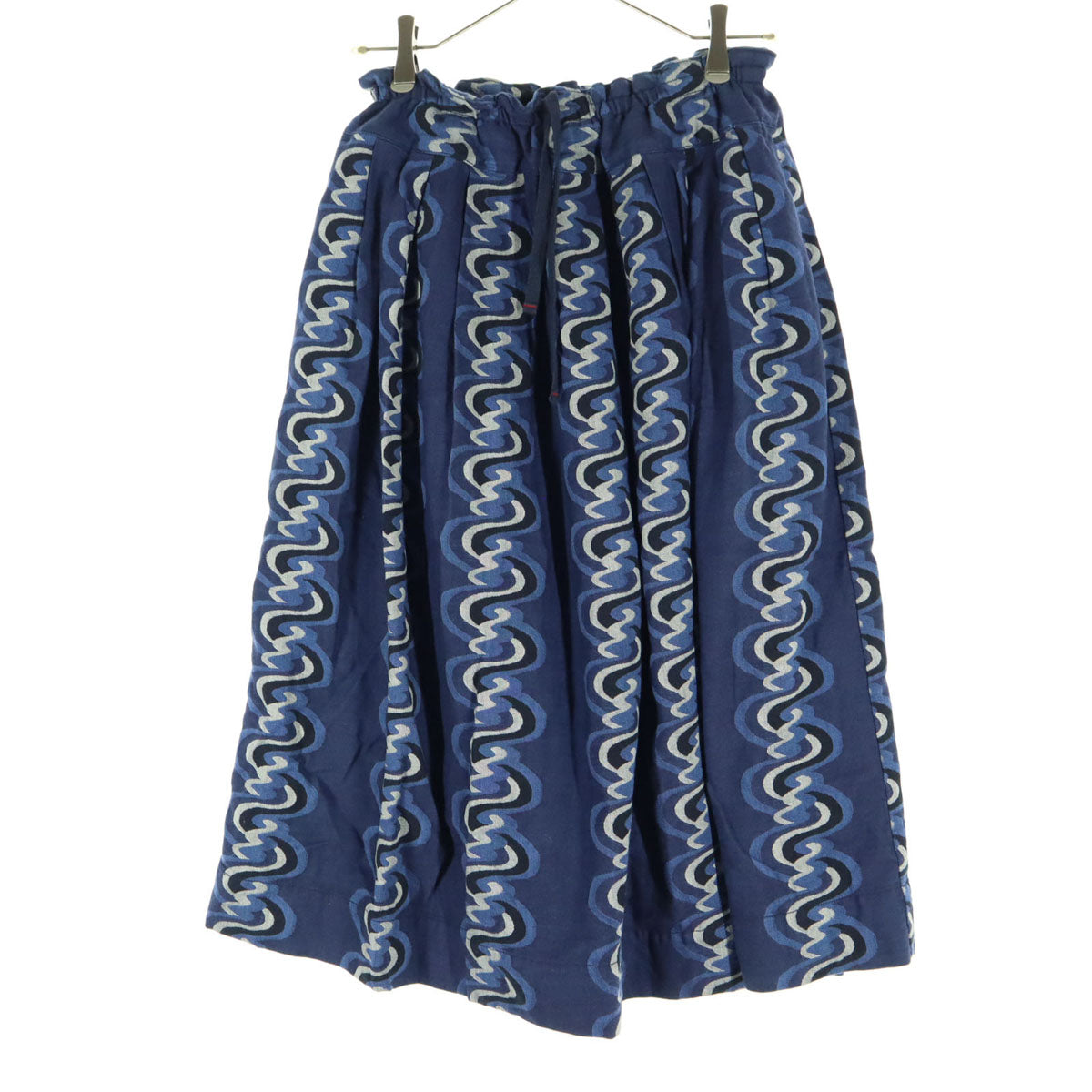 TIGRE BROCANTE ティグルブロカンテ 日本製 ミディ丈 フレアスカート F ブルー レディース