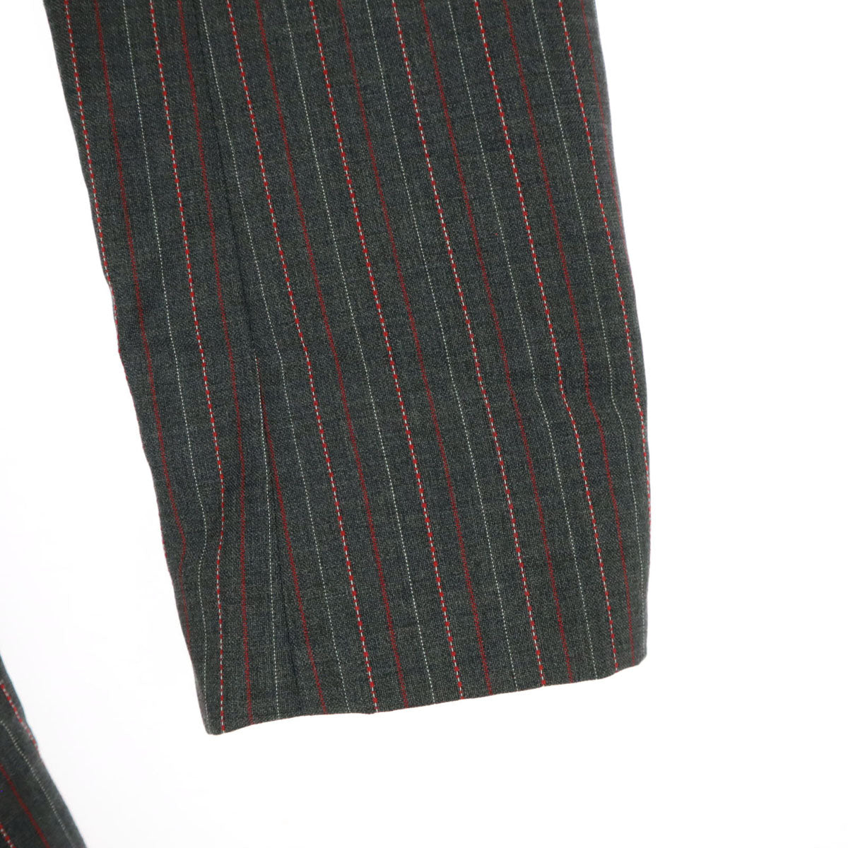 Paul Smith BLACK ポールスミスブラック ストライプ柄 長袖 テーラードジャケット 38 ダークグレー系 レディース