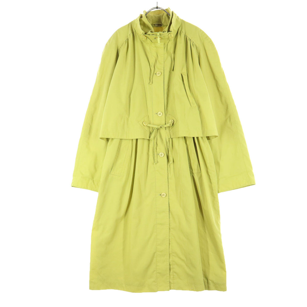 YESSICA 長袖 ロングコート イエロー レディース