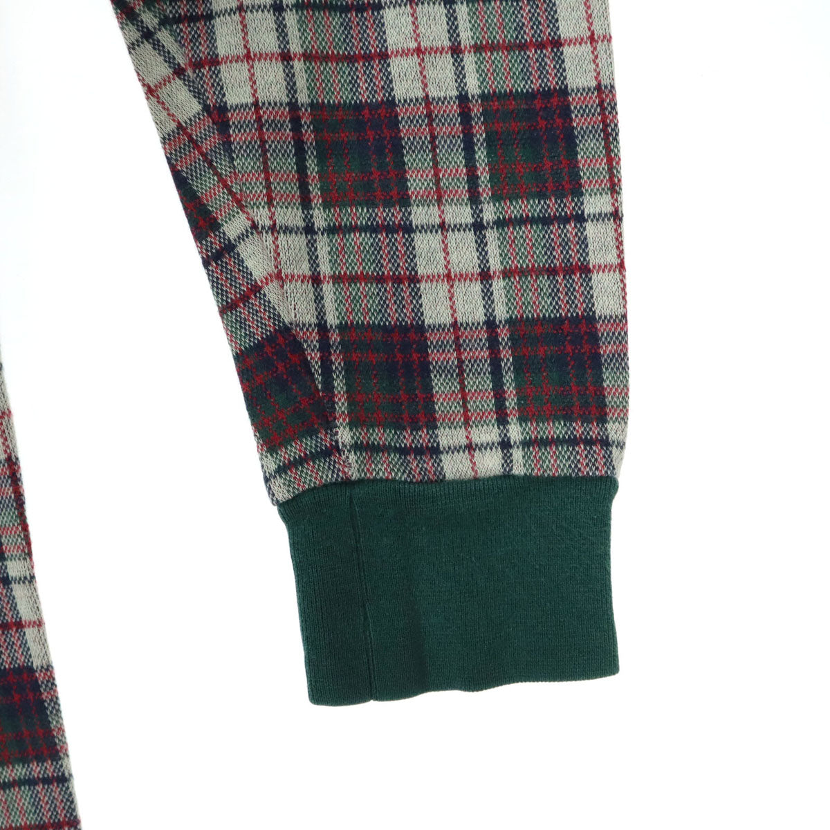 Polo by Ralph Lauren ポロバイラルフローレン チェック柄 ワンポイントロゴ 長袖 ポロシャツ M ベージュ系 メンズ
