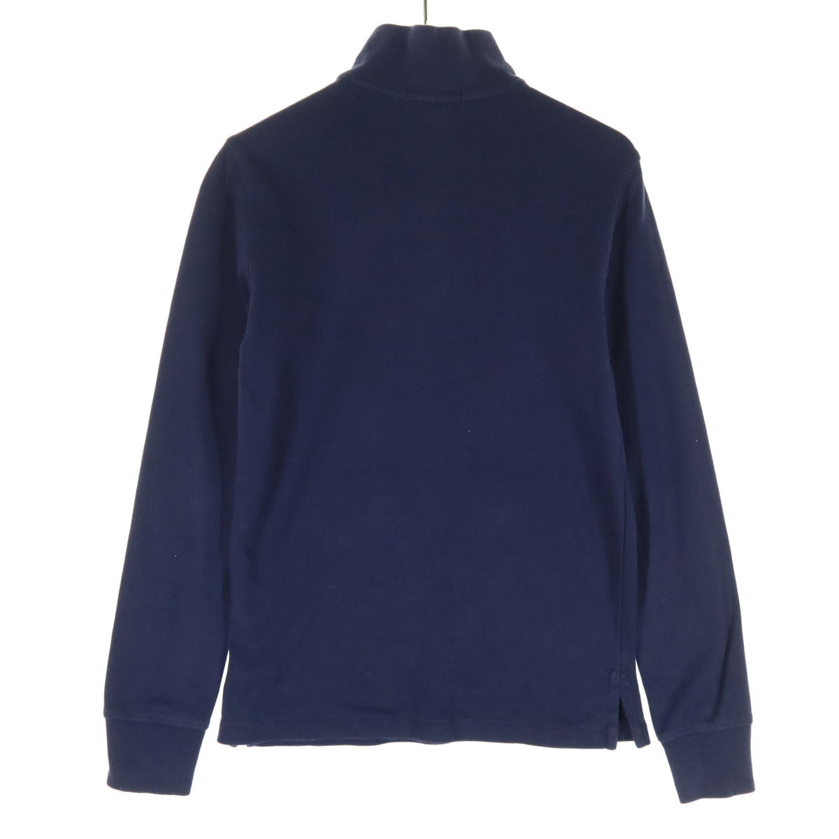 POLO RALPH LAUREN ポロラルフローレン ワンポイントロゴ 長袖 ハーフジップ Tシャツ M ネイビー ロンT キッズ