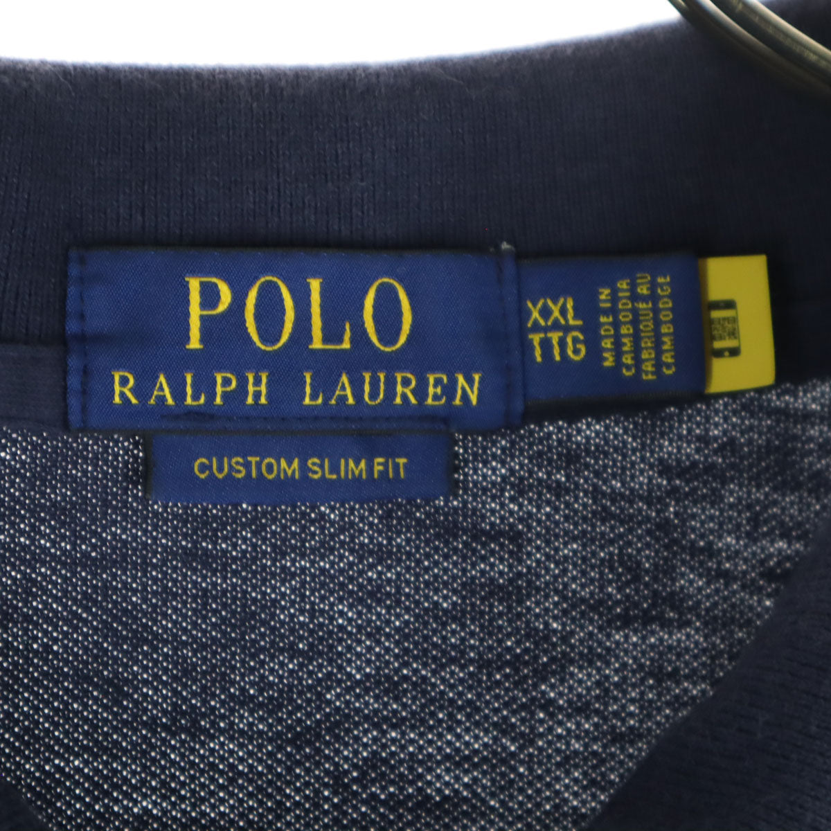 POLO RALPH LAUREN ポロラルフローレン ワンポイントロゴ 半袖 ポロシャツ XXL ネイビー メンズ