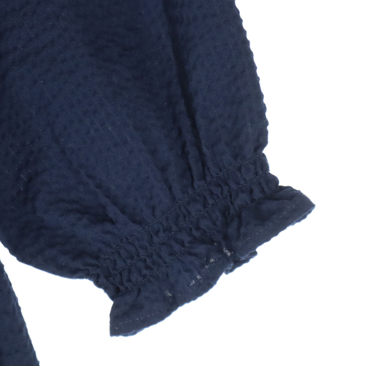 Live in comfort リブインコンフォート ことりっぷ co-Trip コラボ 長袖 ノーカラー シャツワンピース L ネイビー レディース