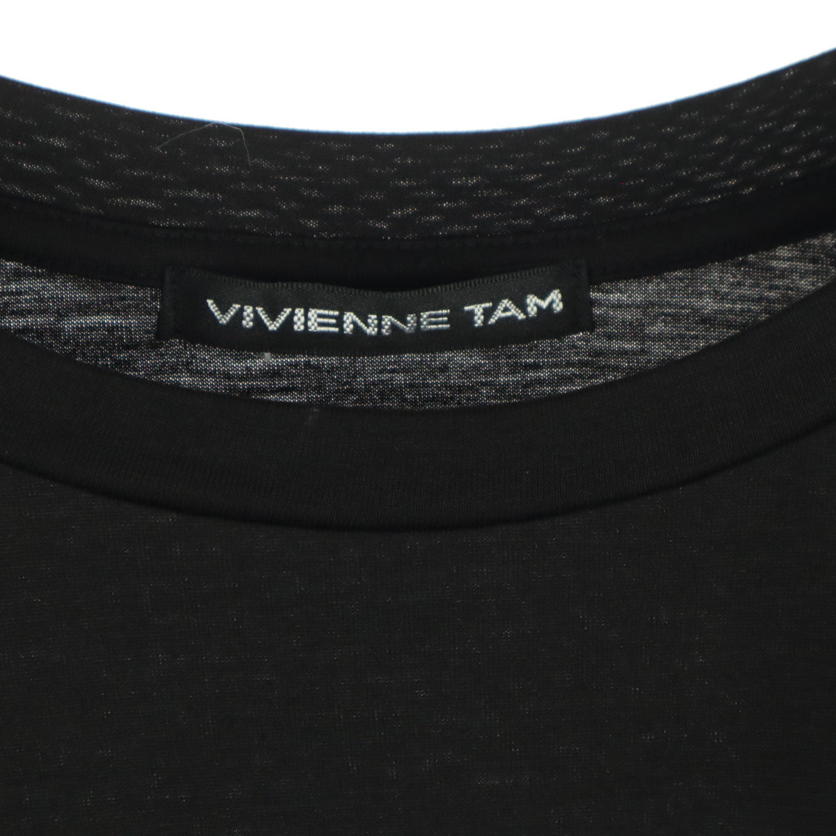 VIVIENNE TAM ヴィヴィアンタム 日本製 花柄 半袖 Tシャツ 42 ブラック レディース