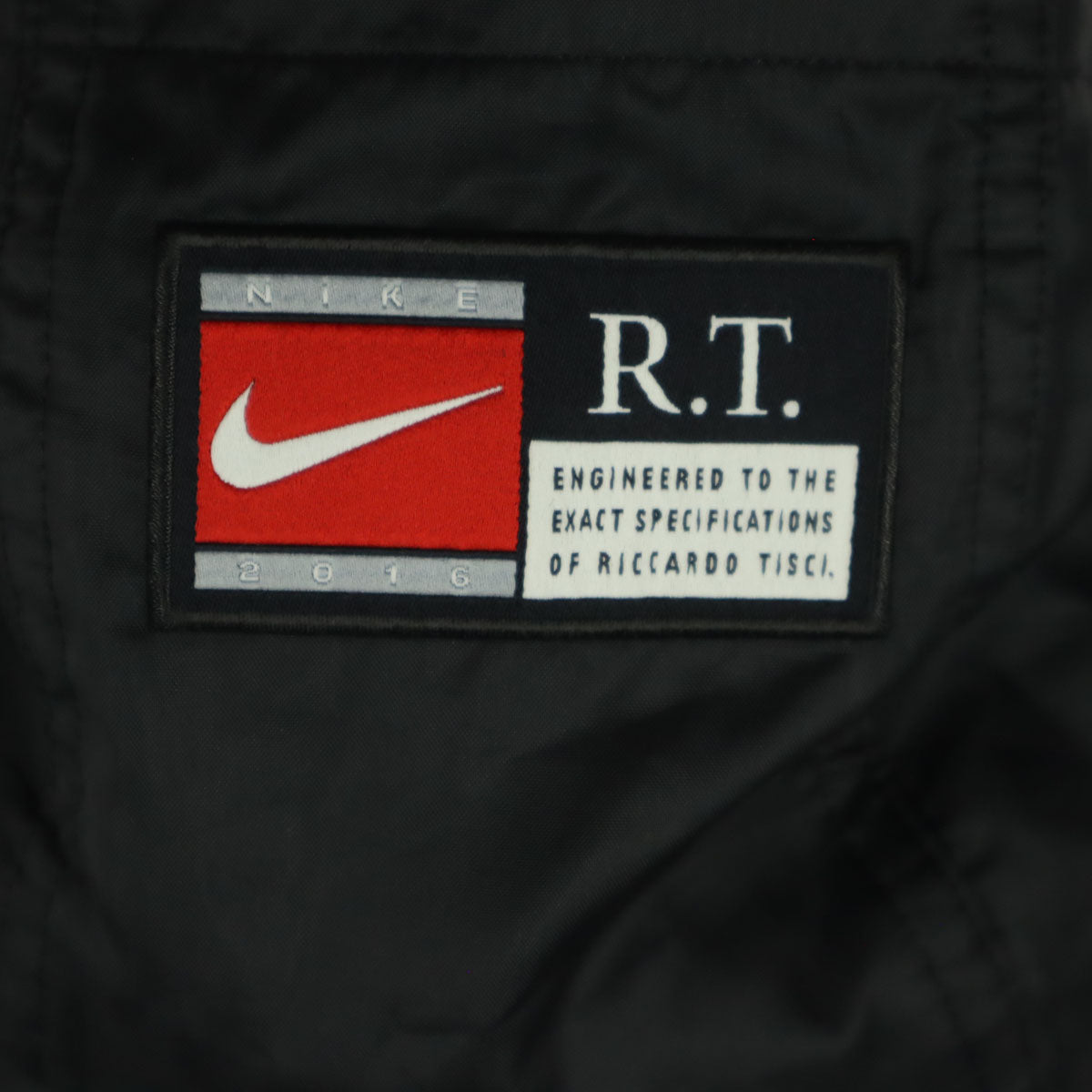 NIKE ナイキ Riccardo Tisci リカルドティッシ コラボ 長袖 フロントボタン フードジャケット XS ブラック ウィンドブレーカー レディース