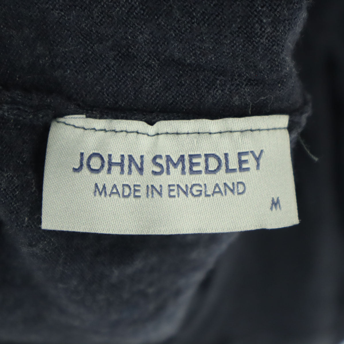 JOHN SMEDLEY ジョンスメドレー イギリス製 長袖 タートルネック セーター M ブラック系 メンズ