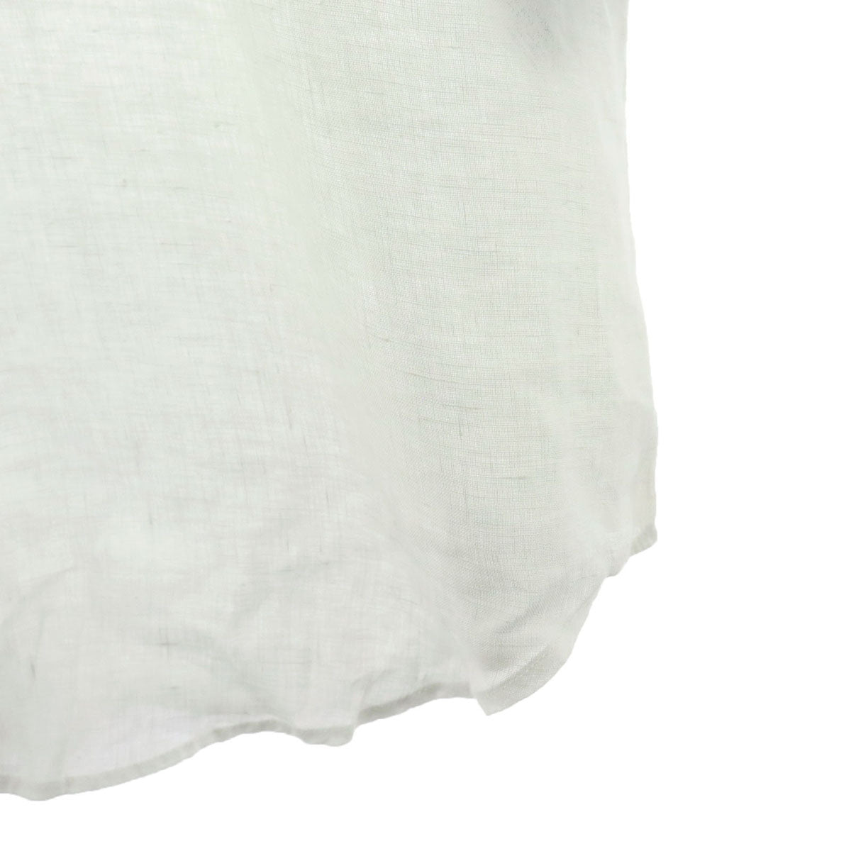 未使用 Mila Owen ミラオーウェン 25SS 長袖 オーバーサイズ リネンシャツ F ホワイト 09WFB251040 フレンチリネン メンズ